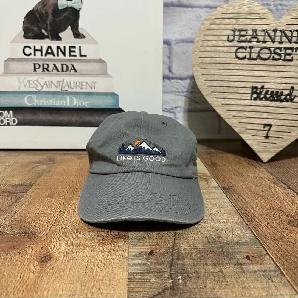 Life's Good Mom Dad Hat Mountains Camping